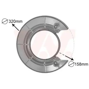 Van Wezel Autoparts Stofschild pas cher