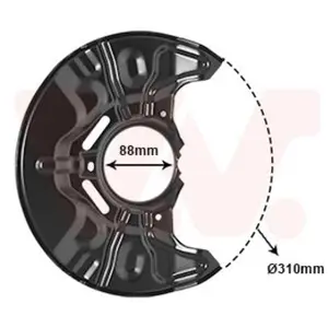 Comparateur de prix : Van Wezel Dekplaat remschijf