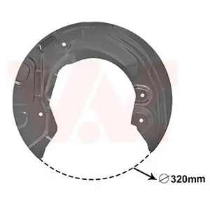 Comparateur de prix : Van Wezel Dekplaat remschijf