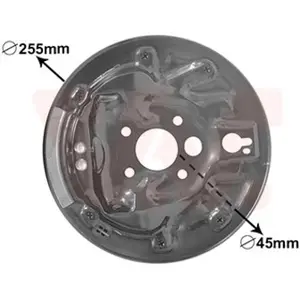 Comparateur de prix : Afdekplaat remtrommel 7620373 Van Wezel
