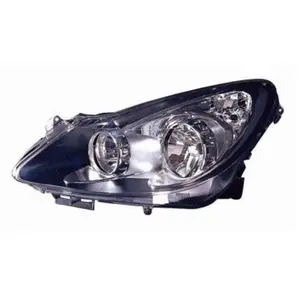 Koplamp links met knipperlicht H7+H1 Sport (ZWART) 3750963 Van Wezel