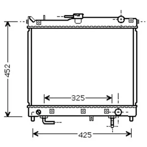 RADIATEUR JIMNY 13i AT 98-04 52002109 International Radiators pas cher
