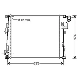 RADIATEUR VIVARO/TRAFIC6 20D MT 43002427 International Radiators pas cher