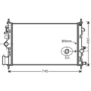 RADIATEUR INSIGNIA 16i/18i MT 37002468 International Radiators pas cher