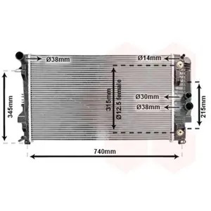 RADIATEUR V639 VIANO/VITO AT 30002460 International Radiators pas cher