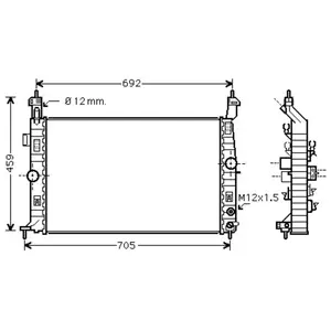 Comparateur de prix : VAN WEZEL Radiateur moteur pour OPEL: Meriva (Ref: 37002582)