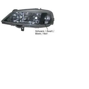 Van Wezel Koplamp links met knipperlicht ZWART Rand pas cher