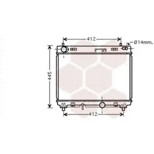 International Radiators RADIATEUR YARIS 14 D4-deurs MT 05- pas cher