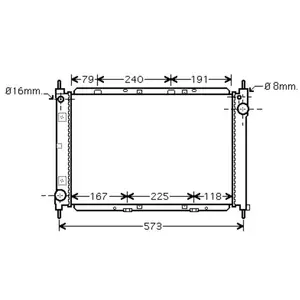 RADIATEUR MICRA3/NOTE 15DCi AC 05- 13002261 International RadiatorsVendu parwinparts