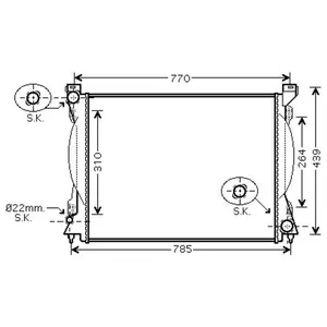 Radiateur de refroidissement van wezel pas cher