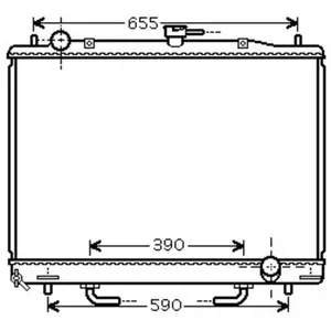 RADIATEUR PAJERO 4 35i AT +/zonder AIRCO 99- 32002170 International Ra... pas cher