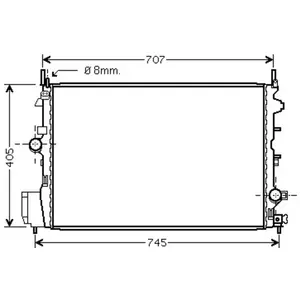 Radiateur Diesel 1.9 Td Mt 37002396 International Radiators pas cher