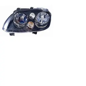 Van Wezel Koplamp links met knipperlicht 2 X H7 Chrome/ZWART pas cher