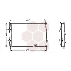 International Radiators RADIATEUR QASHQAI 20i AT pas cher