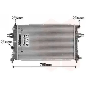 Radiator 37002625 International Radiators pas cher