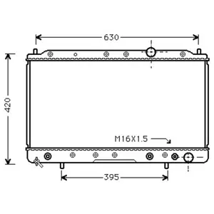 Radiateur Tor Mitsu. Eclipse 9/89 A 32002083 International Radiators pas cher