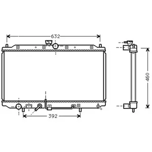 Radiateur Carisma 16/18 At 95-97 32002112 International Radiators pas cher