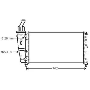 Radiateur Punto1 85 1.2 Mt Ac 97-00 17002200 International Radiators pas cher