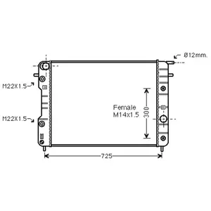 Comparateur de prix : VAN WEZEL Radiateur moteur pour OPEL: Omega (Ref: 37002202)