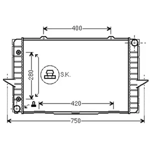 Comparateur de prix : Radiateur 2400 Benzine +auto A 59002064 International Radiators