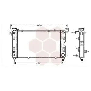 International Radiators RADIATEUR VOYAGER 20/24/30 MT/AT vanaf 01/97 pas cher