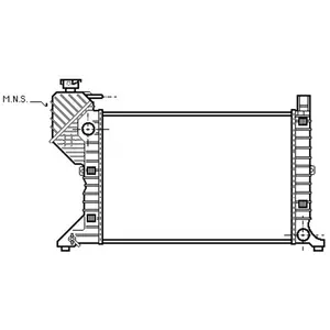 RADIATEUR MB SPRINTER MT zonder AIRCO 95-99 30002181 International Rad... pas cher