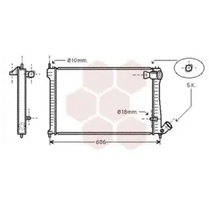 Comparateur de prix : International Radiators Radiateur Diesel -6/96 21td -auto +/-airc