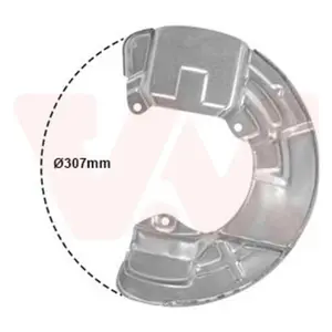 Comparateur de prix : Dekplaat remschijf 5920372 Van Wezel