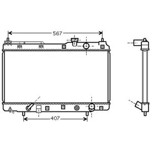 Comparateur de prix : Radiateur Benzine 2.0 At 25002104 International Radiators