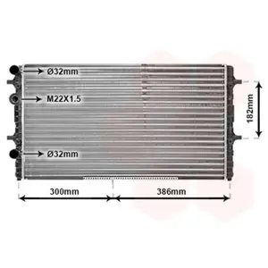 VAN WEZEL Radiateur moteur pour SEAT: Cordoba, Ibiza (Ref: 58002179)