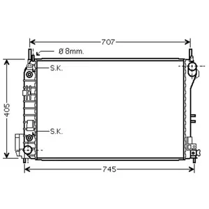 Comparateur de prix : Radiateur Benzine 2.2 / 3.2 At 37002341 International Radiators