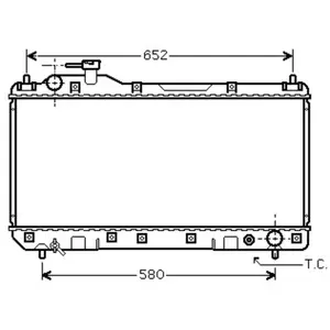 RADIATEUR BENZINE 53002297 International Radiators pas cher
