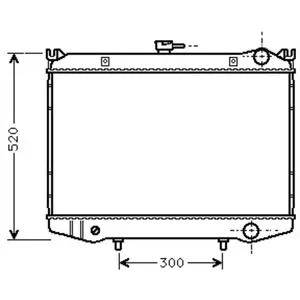 Radiateur King Cab/terrano1 Mt 85- 13002064 International Radiators pas cher