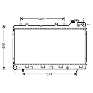 RADIATEUR BENZINE 51002015 International Radiators pas cher