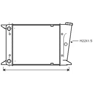 Radiateur 1100/1300 7/79 > 1/81 O 58002006 International Radiators pas cher