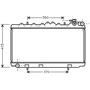 RADIATEUR DIESEL 20 D -AUTO zonder AIRCO 13002092 International Radiat... pas cher