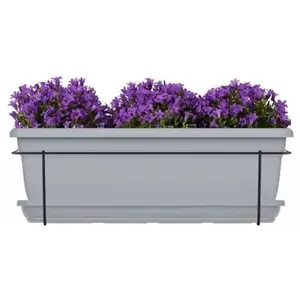 Jardinière id gris 50 cm pas cher