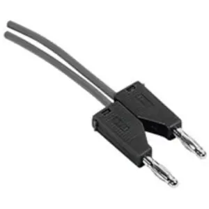 Cordon fiche banane noir, 1 m (ECF-817050) - Exertis Connect pas cher