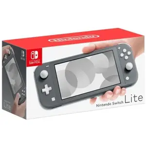 Console Nintendo Switch Lite Gris Version JP Chargeur US d'origine avec l'Adaptateur US-FR pas cher