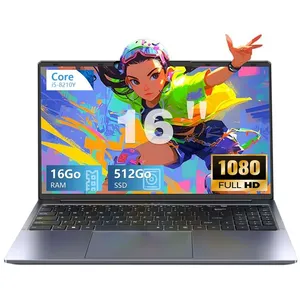 MICREAR PC portable Performance-Intel Core i5-8210Y-16Go RAM 512Go SSD...