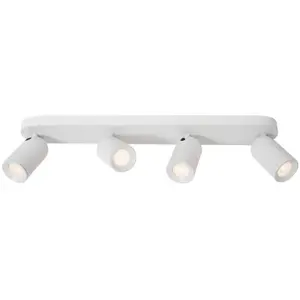 Comparateur de prix : Lucide PUNCH - Plafondspot - 4xGU10 - Wit