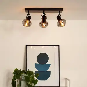 Comparateur de prix : Lucide MADEE - Plafondspot - 3xE14 - Zwart
