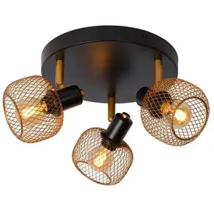 Lucide MAREN-Spot/Plafonnier Métal 3 lumières L35.5cm pas cher