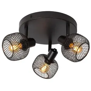 Lucide MAREN-Spot/Plafonnier Métal 3 lumières L35.5cm pas cher