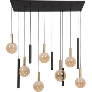 Lucide JOSIANE - Hanglamp - 7xG9 - Zwart | Vibes