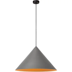 Lucide SPITZE - Hanglamp - Ø 60 cm - 1xE27 - Grijs | Vibes