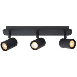 Lucide LENNERT-Spot/Plafonnier salle de bain 3 lumières L40cm pas cher