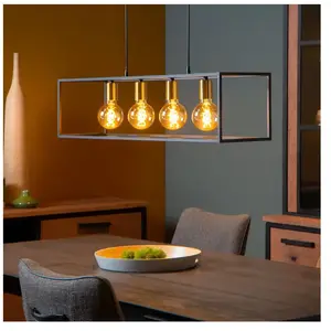 Lucide Suspension Intérieure Led Ruben 4 Points Lumineux - Lucide pas cher