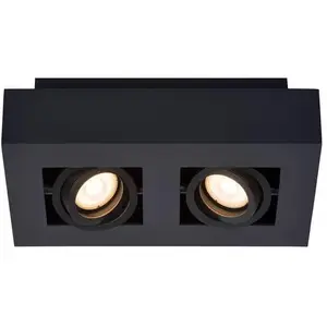 Lucide XIRAX-Spot/Plafonnier 2 lumières L25cm pas cher