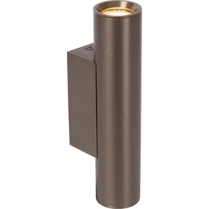 Lucide DUPLA - Wandspot / Wandlamp - 2xGU10 (MR11) - Roest bruin pas cher